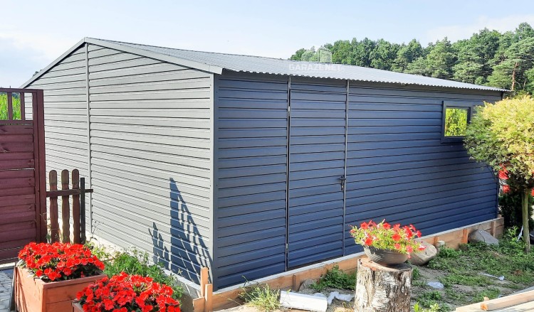 garazenet.pl Garaż Blaszany  ID158 6x6 (3).JPG