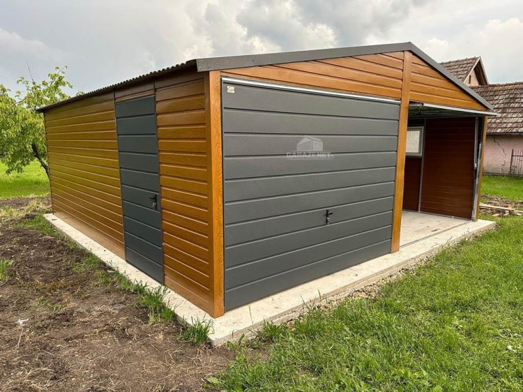 garazenet.pl Garaż Blaszany  ID203 6x6 (10).JPG
