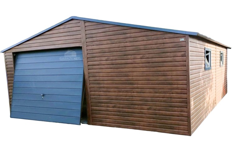 garazenet.pl Garaż Blaszany ID118 6x6 (1).jpg