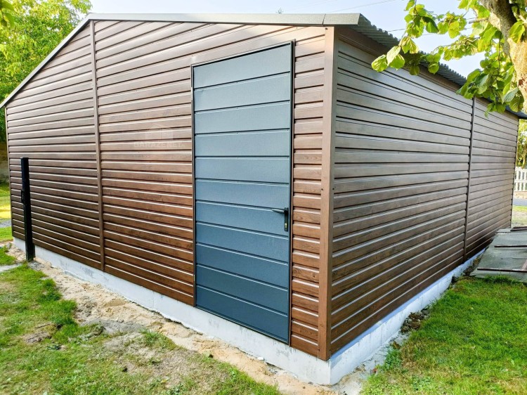 garazenet.pl Garaż Blaszany ID118 6x6 (2).JPG