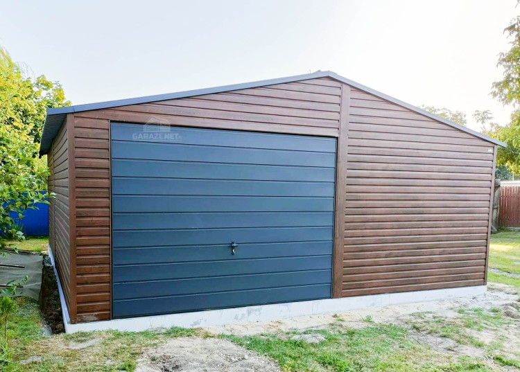 garazenet.pl Garaż Blaszany ID118 6x6 (3).JPG
