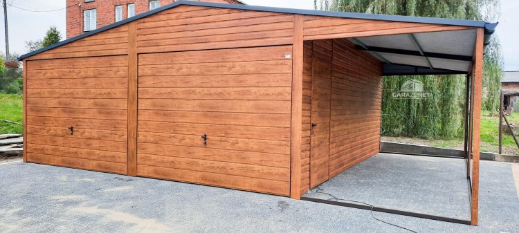 garazenet.pl Garaż Blaszany ID137  6x6 (4).JPG