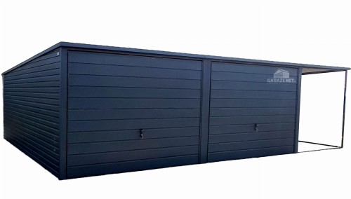 garazenet.pl Garaż Blaszany BTX 7016 ID94 6m x 5m (1).jpg