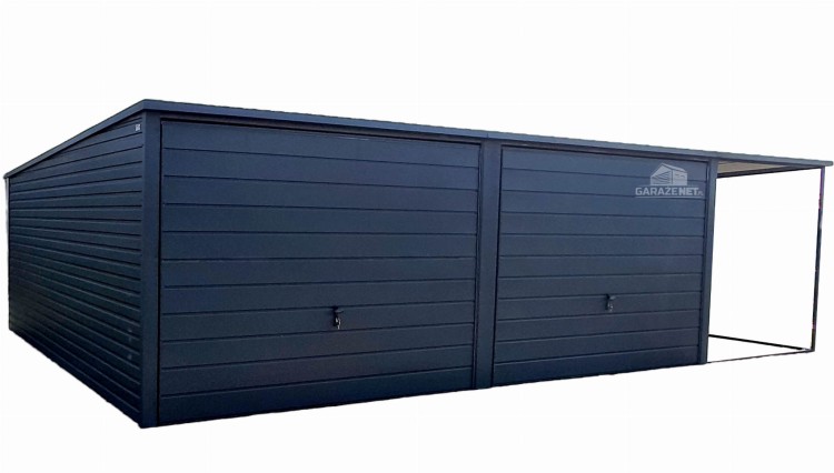 garazenet.pl Garaż Blaszany BTX 7016 ID94 6m x 5m (1).jpg