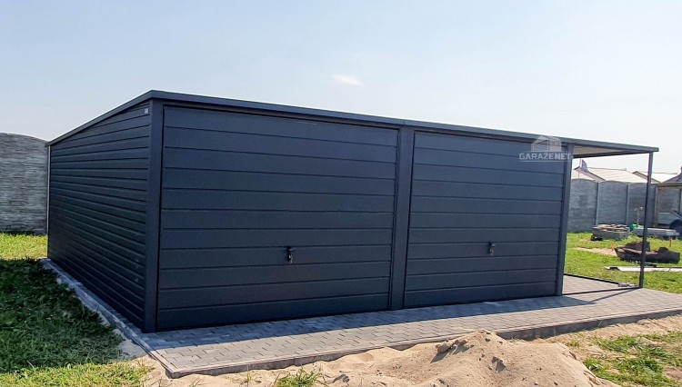garazenet.pl Garaż Blaszany BTX 7016 ID94 6m x 5m (7).JPG