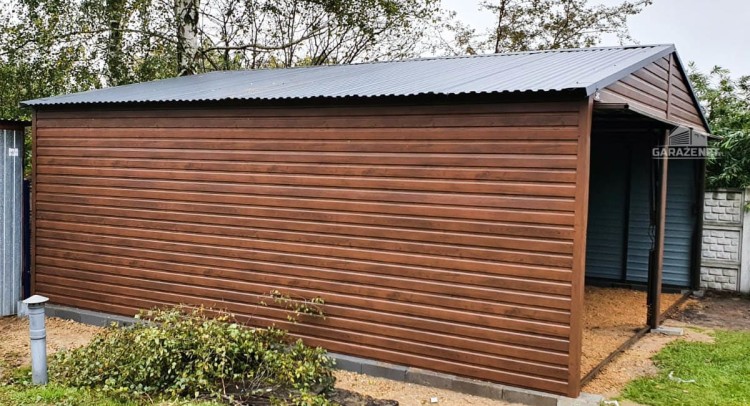 garazenet.pl Garaż Blaszany ID78 6m x 5m (4).JPG