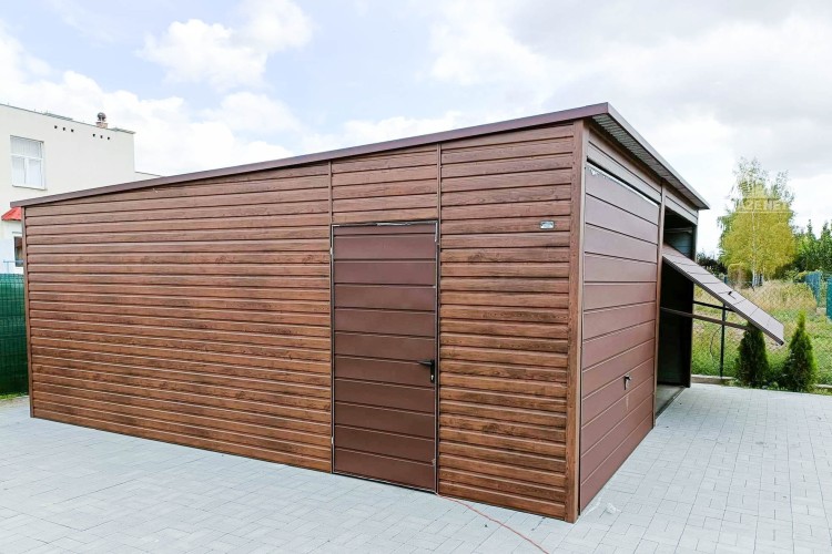 garazenet.pl Garaż Blaszany ID115 6m x 5,8m (2).JPG