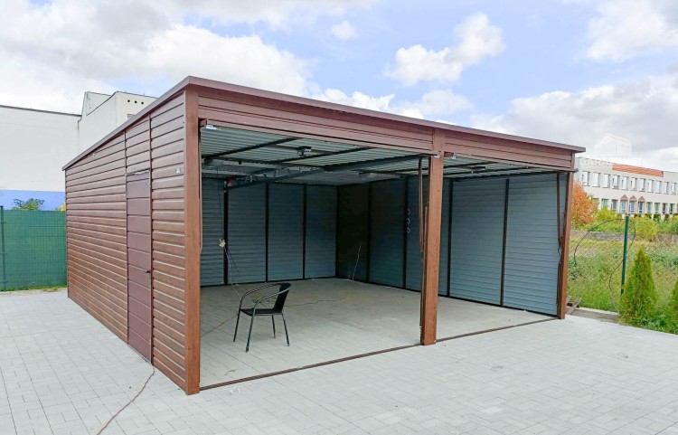 garazenet.pl Garaż Blaszany ID115 6m x 5,8m (7).JPG