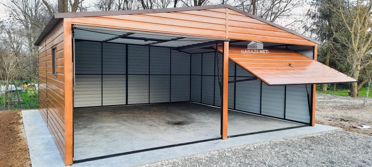 garazenet.pl Garaż Blaszany ID111 6m x 5,5m (4).JPG