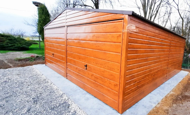 garazenet.pl Garaż Blaszany ID111 6m x 5,5m (8).JPG