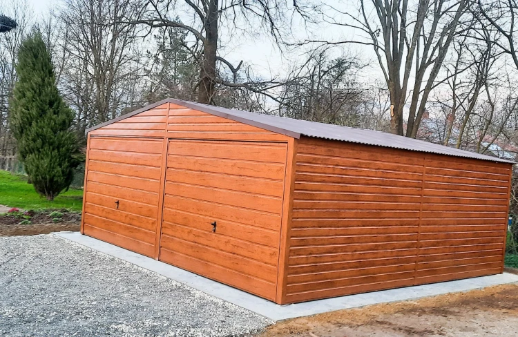 garazenet.pl Garaż Blaszany ID111 6m x 5,5m (9).JPG