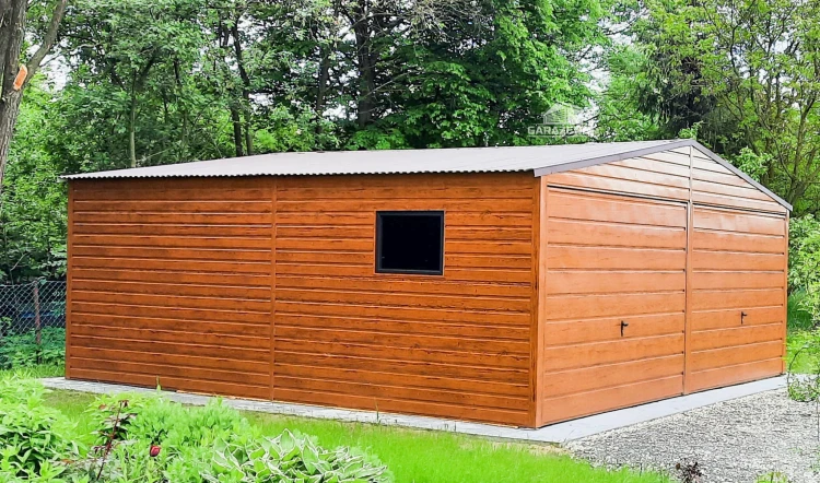 garazenet.pl Garaż Blaszany ID111 6m x 5,5m (13).JPG