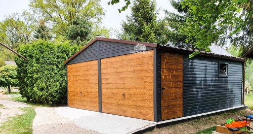 garazenet.pl Garaż Blaszany ID110 6m x 5,5m  (2).JPG