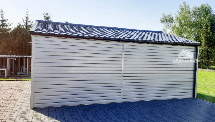 garazenet.pl Garaż Blaszany ID166 6,5m x 6m (5).JPG