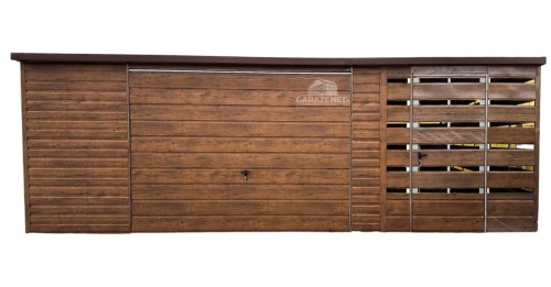 garazenet.pl Garaż Blaszany ID444 TS533 5x6 + wiata 2x6  (1).jpg