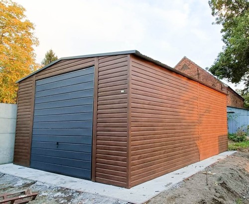 garazenet.pl Garaż Blaszany ID109 5m x 7m (2).JPG