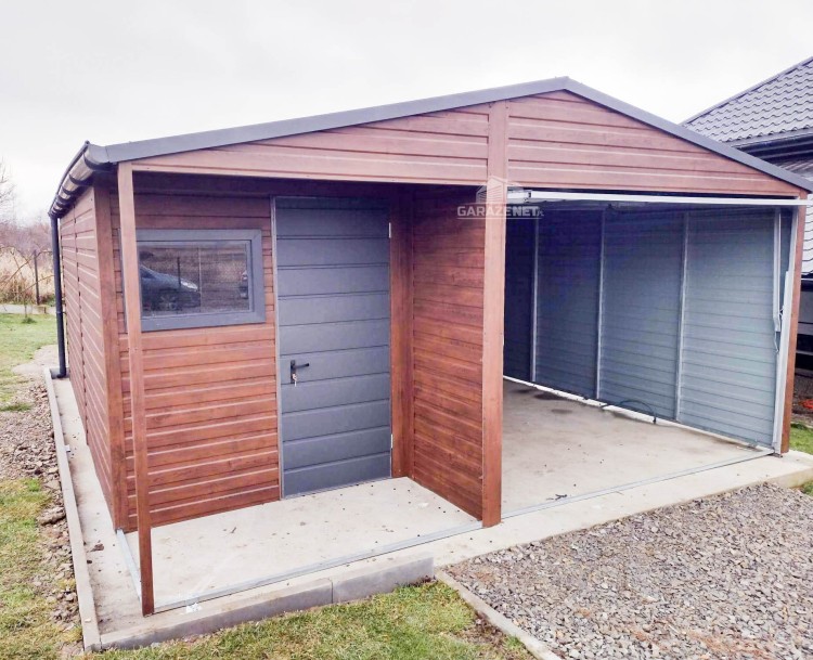 garazenet.pl Garaż Blaszany ID108 5m x 6m (3).JPG