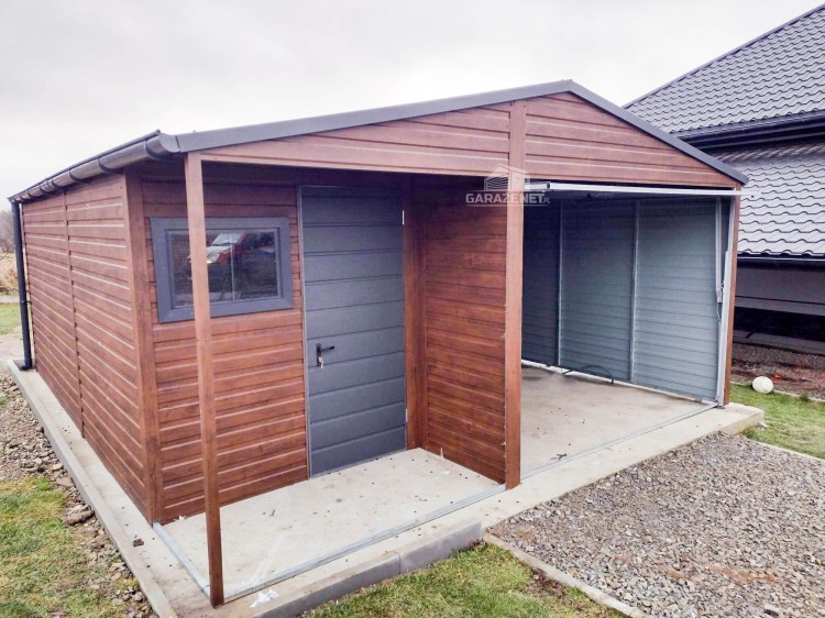 garazenet.pl Garaż Blaszany ID108 5m x 6m (7).JPG