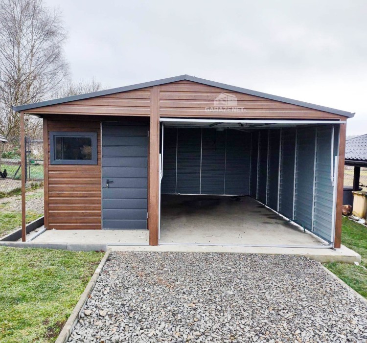 garazenet.pl Garaż Blaszany ID108 5m x 6m (8).JPG