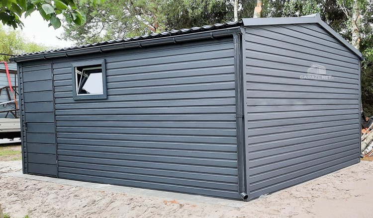 garazenet.pl Garaż Blaszany ID164 5m x 6m (4).JPG