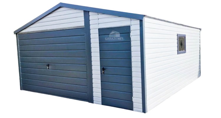 garazenet.pl Garaż Blaszany ID205 5x6m (1).JPG