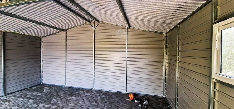 garazenet.pl Garaż Blaszany ID205 5x6m (4).JPG