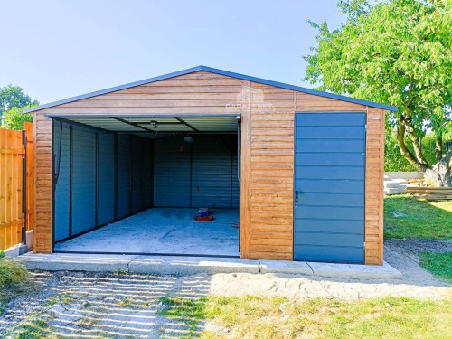 garazenet.pl Garaż Blaszany ID107 5x5m (3).JPG