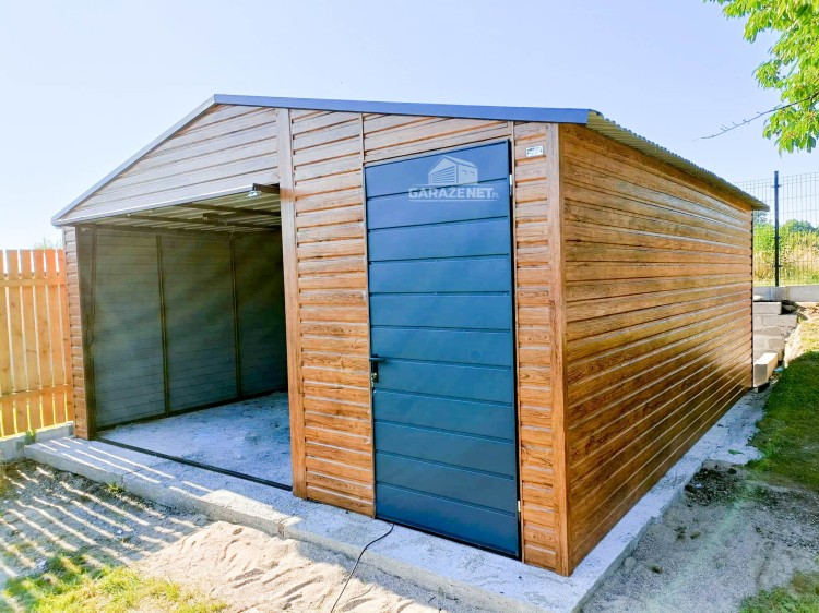 garazenet.pl Garaż Blaszany ID107 5x5m (7).JPG