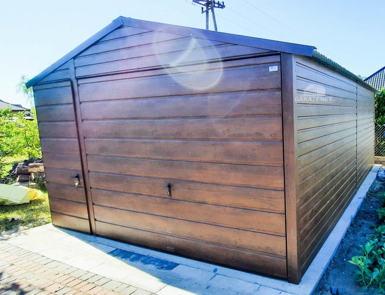 garazenet.pl Garaż Blaszany ID146 4m x 7m (5).JPG