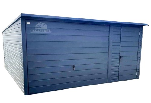 garazenet.pl Garaż Blaszany ID104  4,5m x 6m (1).jpg