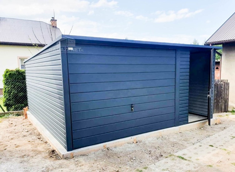 garazenet.pl Garaż Blaszany ID104  4,5m x 6m (6).JPG