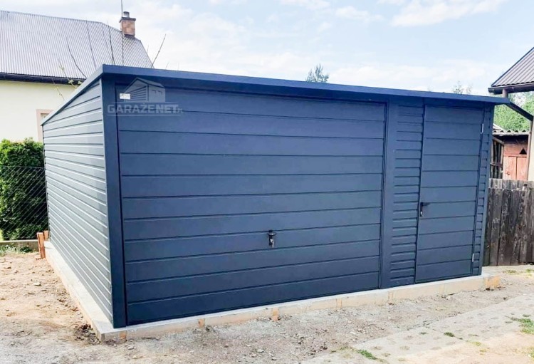 garazenet.pl Garaż Blaszany ID104  4,5m x 6m (7).JPG