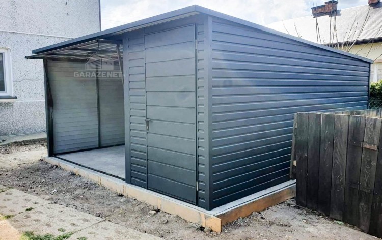 garazenet.pl Garaż Blaszany ID104  4,5m x 6m (8).JPG
