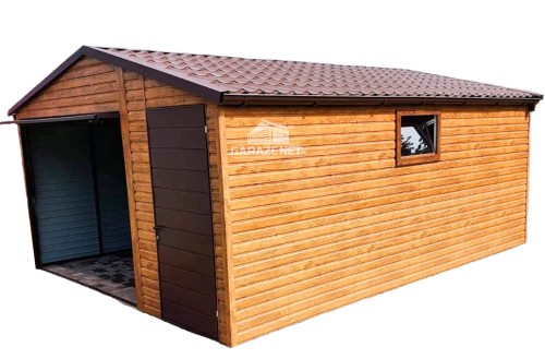 garazenet.pl Garaż Blaszany ID89  4,5m x 6m (1).jpg