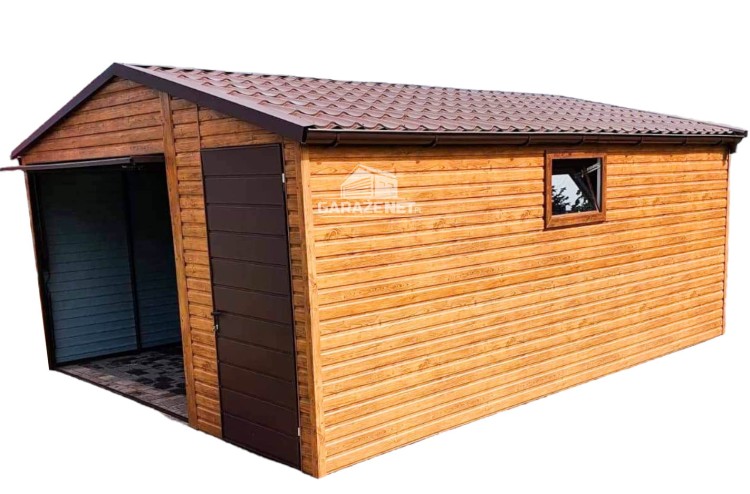 garazenet.pl Garaż Blaszany ID89  4,5m x 6m (1).jpg