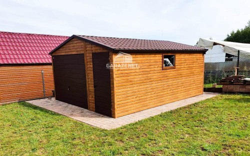 garazenet.pl Garaż Blaszany ID89  4,5m x 6m (2).JPG