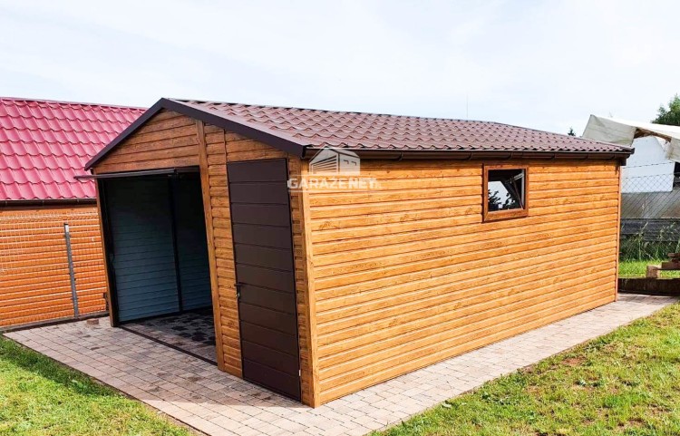 garazenet.pl Garaż Blaszany ID89  4,5m x 6m (3).JPG