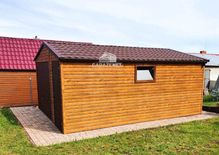 garazenet.pl Garaż Blaszany ID89  4,5m x 6m (4).JPG