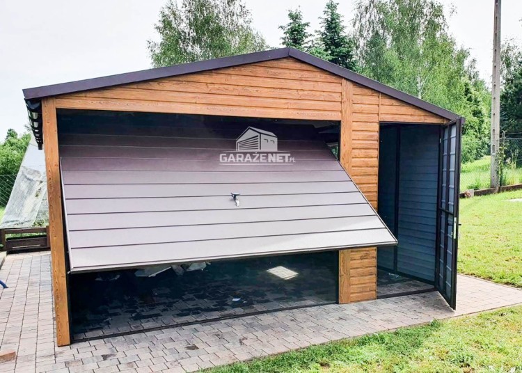 garazenet.pl Garaż Blaszany ID89  4,5m x 6m (5).JPG