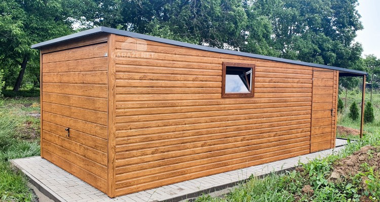 garazenet.pl Garaż Blaszany ID87 3m x 6m (5).JPG