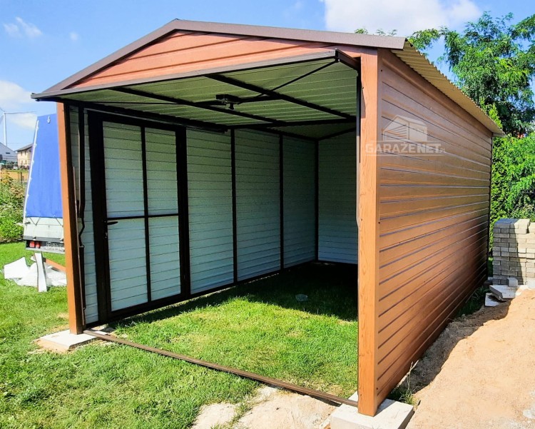 garazenet.pl Garaż Blaszany ID100 3m x 4m (7).JPG