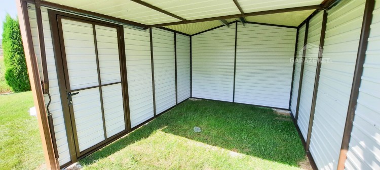 garazenet.pl Garaż Blaszany ID100 3m x 4m (8).JPG