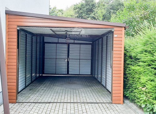 garazenet.pl Garaż Blaszany ID161 3,5m x 6m (2).JPG