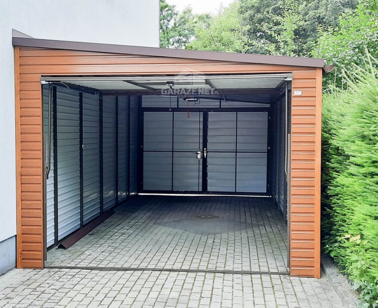 garazenet.pl Garaż Blaszany ID161 3,5m x 6m (3).JPG