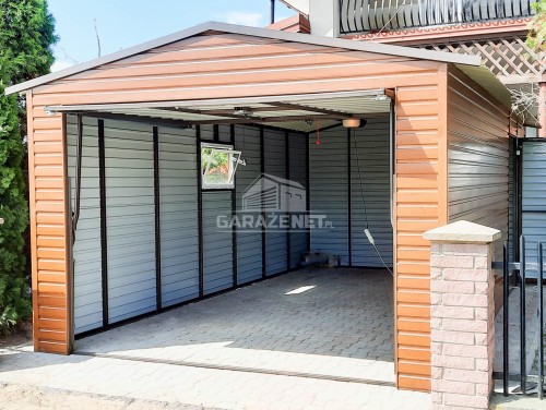 garazenet.pl Garaż Blaszany 3,5m x 6m ID99 (2).JPG