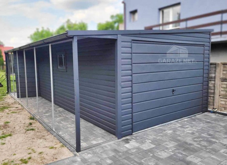garazenet.pl Garaż Blaszany ID273 3,5x7 (3).jpg