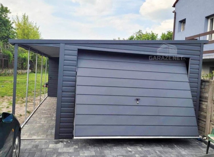 garazenet.pl Garaż Blaszany ID273 3,5x7 (5).jpg