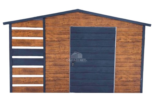 garazenet.pl Garaż Blaszany schowek 1x2 - okno - drzwi - okno ID435 TS524 (5).jpg