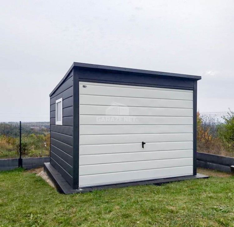 garazenet.pl Garaż Blaszany SCHOWEK 3m x 3m ID431  (4).jpg