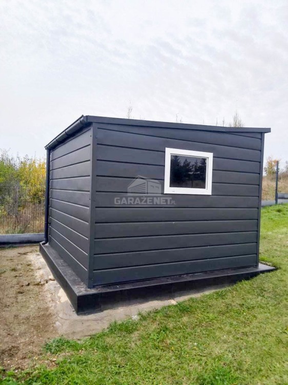 garazenet.pl Garaż Blaszany SCHOWEK 3m x 3m ID431  (5).jpg